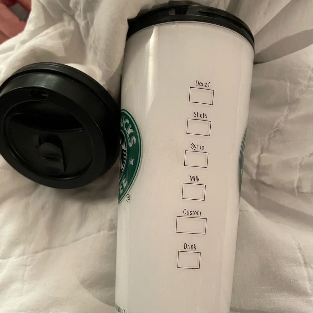 Starbucks Tumbler 16 Oz Coffee Tea Cup Classic Design - Picture 4 of 6